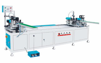 鋁門窗雙頭組角機的設備特點與應用